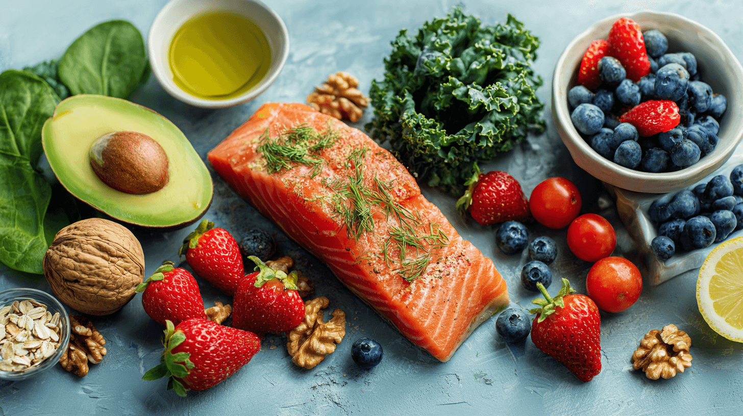 Nutrition reset plate with balanced whole foods